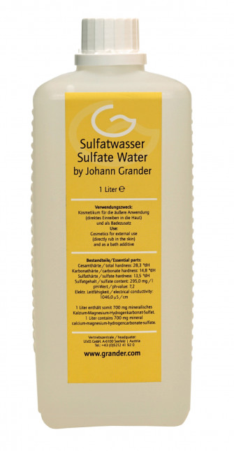 Original GRANDER-Sulfatwasser