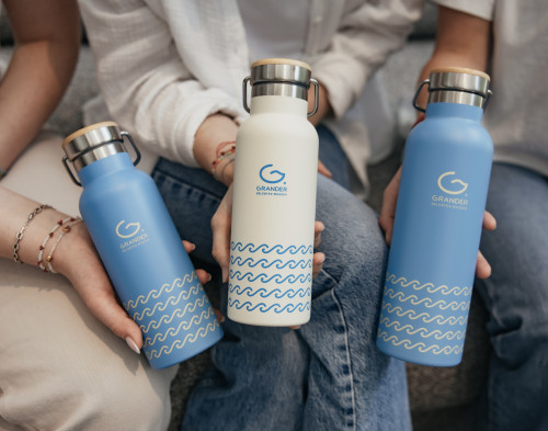 Neu im Sortiment: Die GRANDER® Flasche Thermos – belebt, funktional und nachhaltig