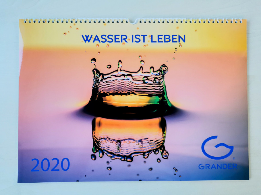 Gewinnen Sie einen GRANDER-Wasserkalender 2020