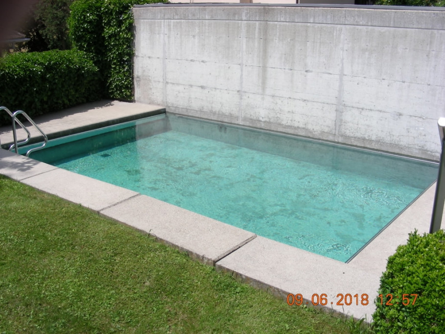 The Gerber family’s pool