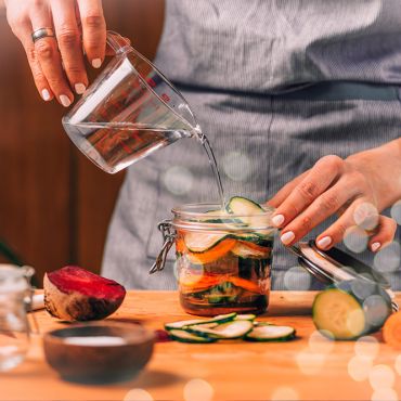 dans la cuisine